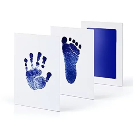 Newborn Hand and Footprint Kit, Inkless Clean Touch Pad with 2 White Cards, 0–6 Months, Baby Shower Keepsake Gift - product view 1