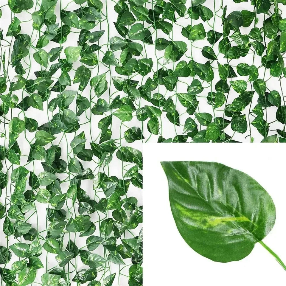 Artificial Silk Ivy Garland, 200cm Hanging Vine Strings in 4m or 10m Lengths for Wedding, Party and Home Decor - product view 2
