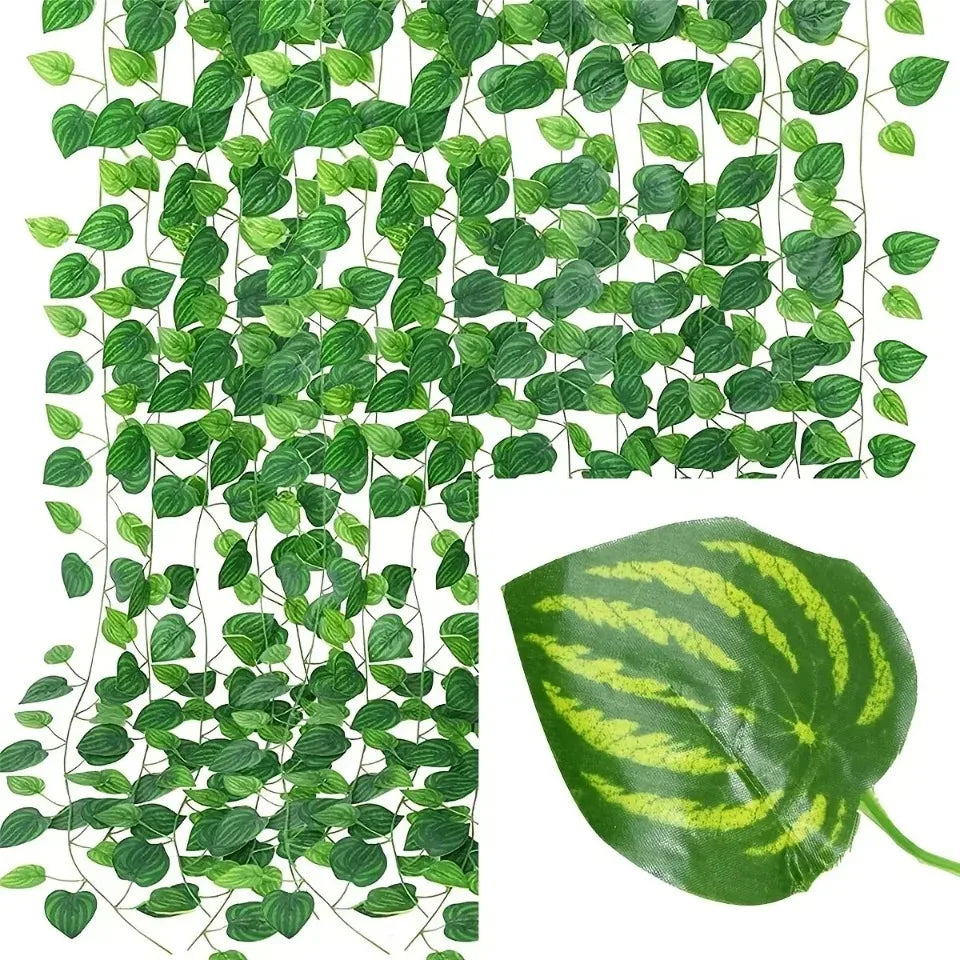 Artificial Silk Ivy Garland, 200cm Hanging Vine Strings in 4m or 10m Lengths for Wedding, Party and Home Decor - product view 4