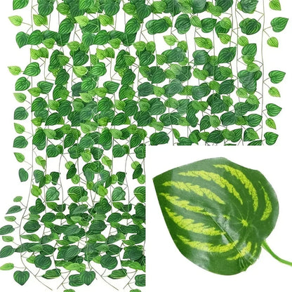 Artificial Silk Ivy Garland, 200cm Hanging Vine Strings in 4m or 10m Lengths for Wedding, Party and Home Decor - product view 4