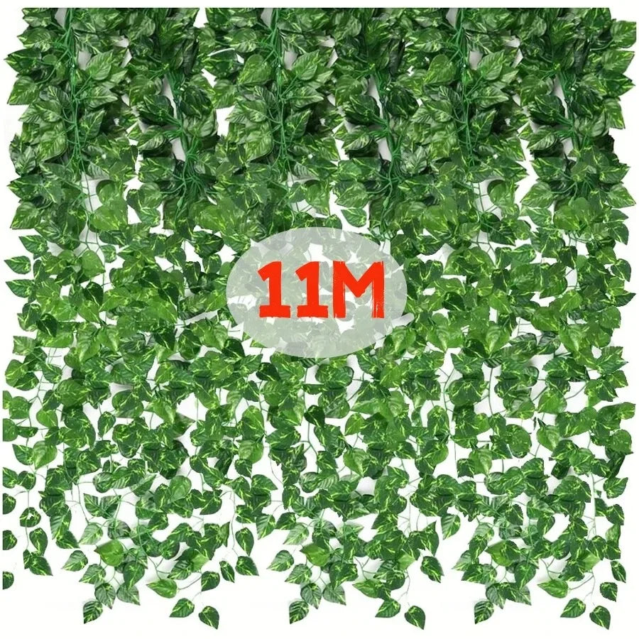 Artificial Silk Ivy Garland, 200cm Hanging Vine Strings in 4m or 10m Lengths for Wedding, Party and Home Decor - product view 5