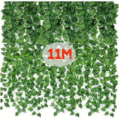 Artificial Silk Ivy Garland, 200cm Hanging Vine Strings in 4m or 10m Lengths for Wedding, Party and Home Decor - product view 5