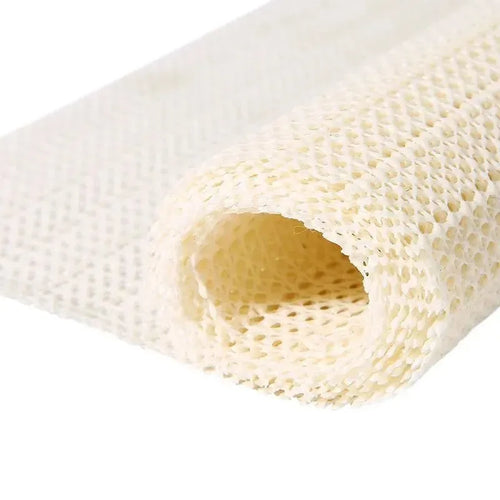 PVC Non-Slip Mat, 50 x 80 cm Beige White Antiskid Grid Pad for Carpets, Yoga, Bathrooms, Shelves and Car Trunks - product view 1