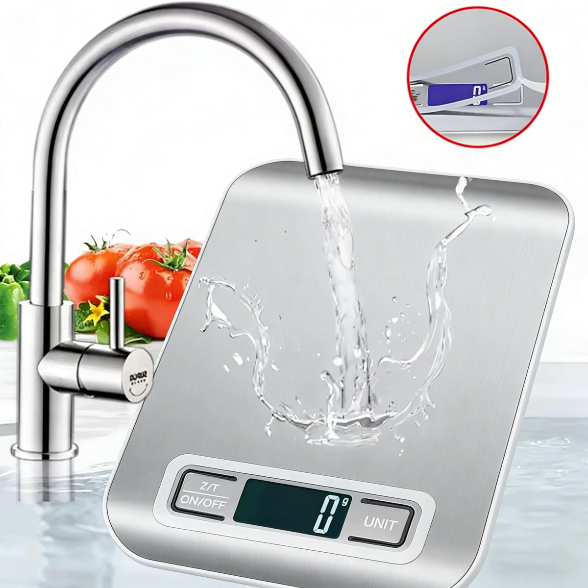 digital kitchen scale - product view 3