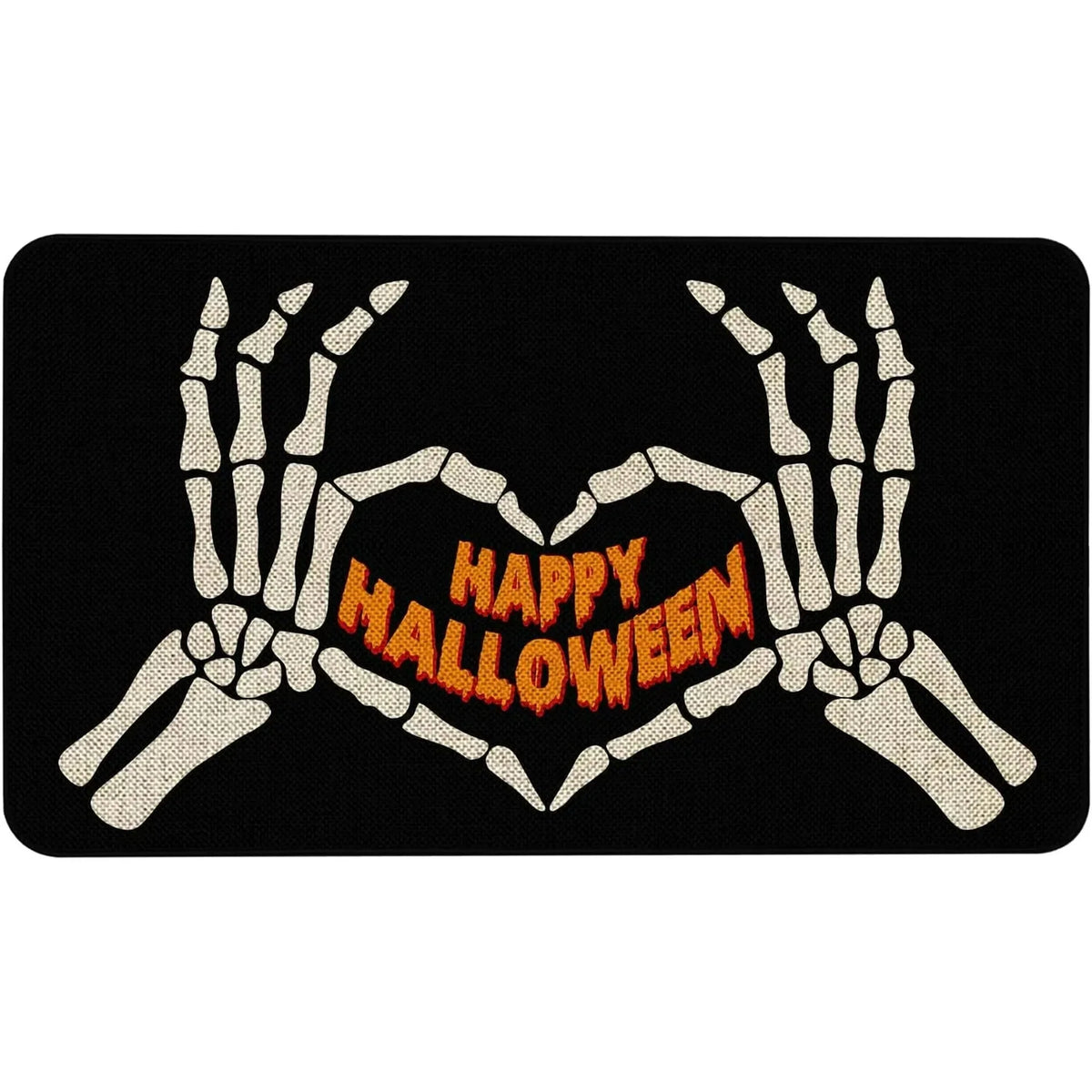 Skull Door Mat, 100% Polyester Non-Slip Modern Floor Rug, Wrinkle-Resistant Fade-Resistant Indoor Outdoor Entryway Decor - product view 4