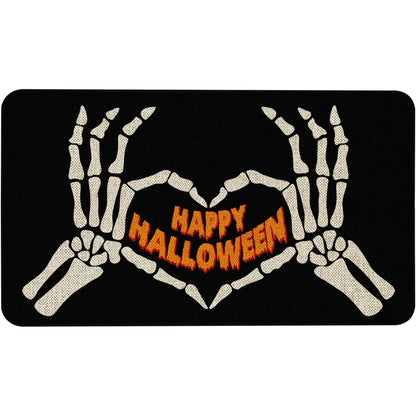 Skull Door Mat, 100% Polyester Non-Slip Modern Floor Rug, Wrinkle-Resistant Fade-Resistant Indoor Outdoor Entryway Decor - product view 4