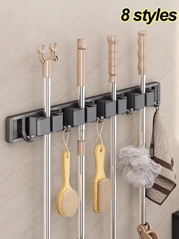 Wall Mounted Mop and Broom Holder, product view 4