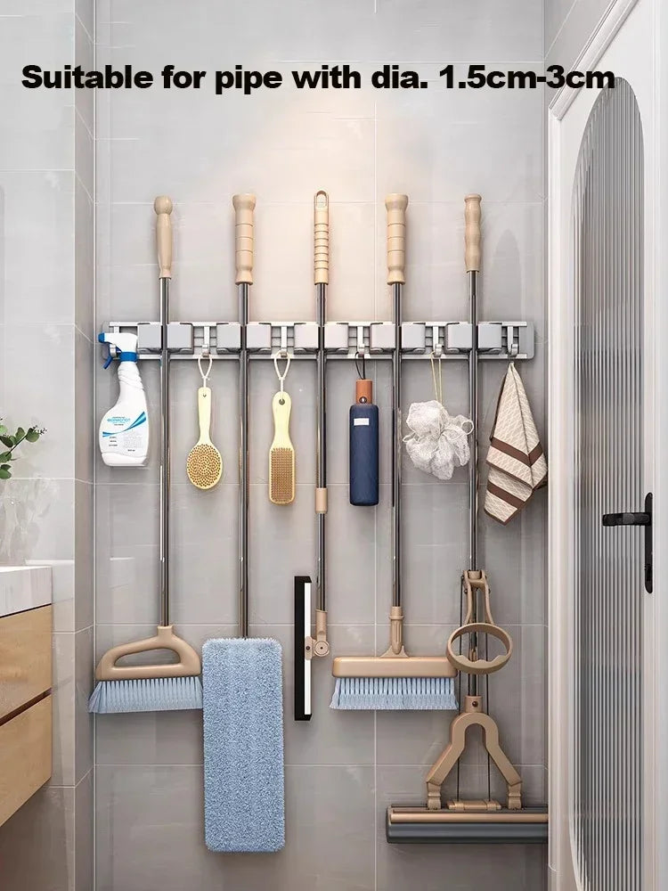 Wall Mounted Mop and Broom Holder, product view 6