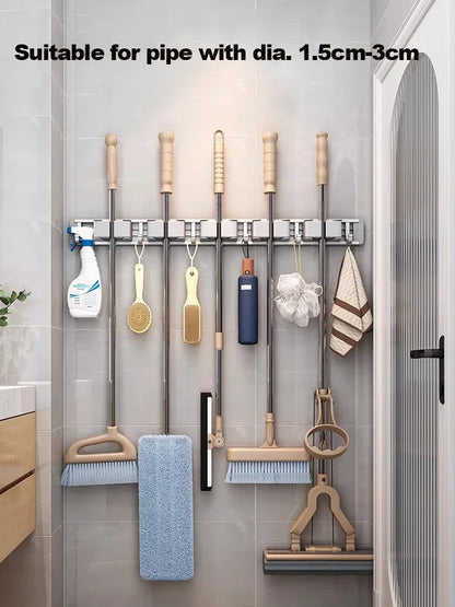 Wall Mounted Mop and Broom Holder, product view 6