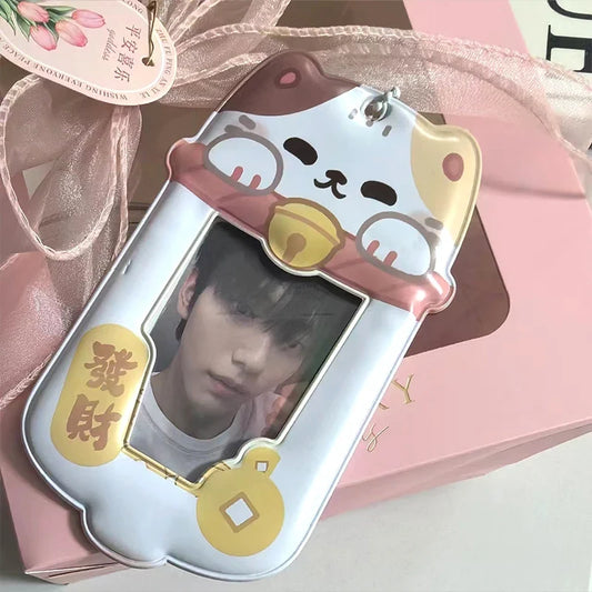 PU Photo Album and Photocard Holder Binder, Cute Tomato and Hamburger Dog Designs for Photos and Cards - product view 1