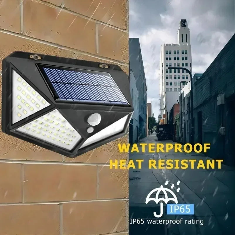 solar fence light - product view 5