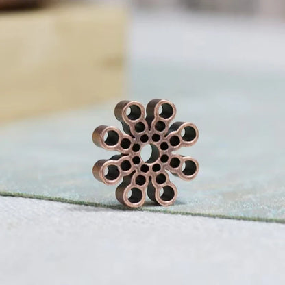 Metal Incense Holder, Creative Multi-Hole Column Design, 2.2 cm Mini Burner for Bedroom, Yoga, Meditation and Tea Time - product view 2