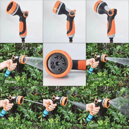 Garden Hose Nozzle Sprayer, Multi-Mode Handheld Water Hose Nozzle with Comfortable Grip for Plants, Lawns, Cars and Pets - product view 3