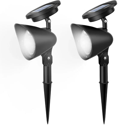 Solar Garden Spotlight, LED Landscape Light with Automatic Night On, Adjustable Dimming and White, Warm or RGB Options - product view 2