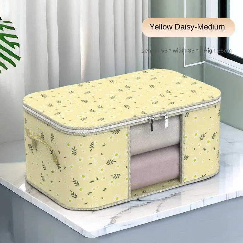 Foldable Quilt Storage Bag, Non-Woven Fabric Waterproof Moisture-Proof Clothes Organizer, 1–5 Piece Sets in Small or Big Sizes - product view 1