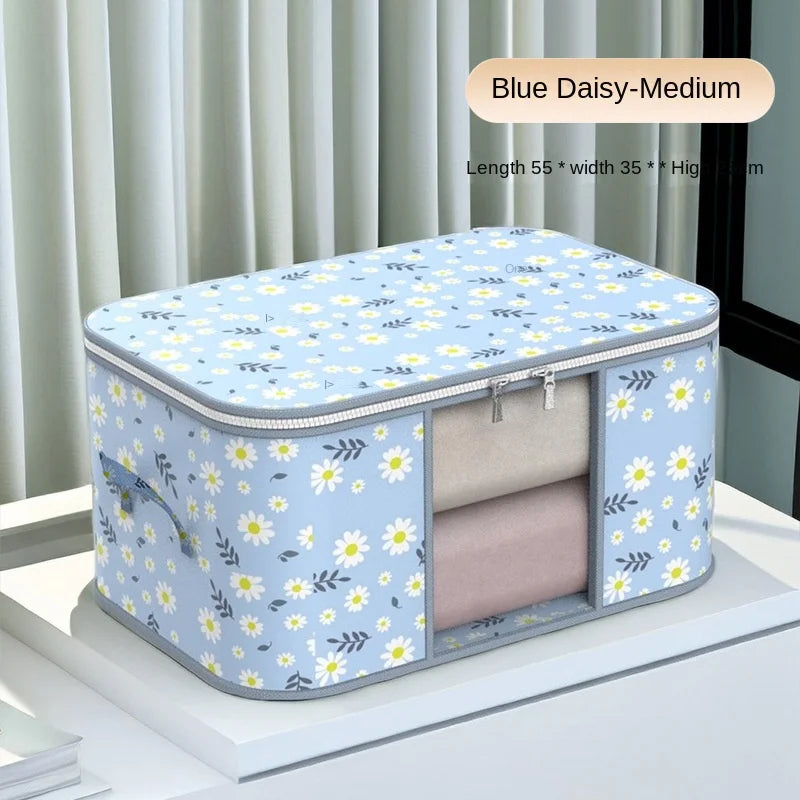 Foldable Quilt Storage Bag, Non-Woven Fabric Waterproof Moisture-Proof Clothes Organizer, 1–5 Piece Sets in Small or Big Sizes - product view 4