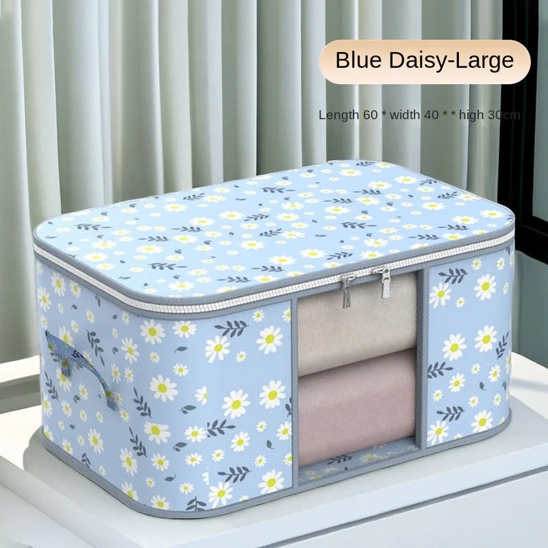 Foldable Quilt Storage Bag, Non-Woven Fabric Waterproof Moisture-Proof Clothes Organizer, 1–5 Piece Sets in Small or Big Sizes - product view 5