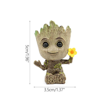 Groot-Inspired Miniature Plastic Figurine, Modern Table Centerpiece Décor, 5 cm Model for Living Room, Bedroom, Study or Desk - product view 2