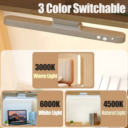 Rechargeable Magnetic Table Lamp, Dimmable LED, 3 Color Temperatures, Touch Control, 88° Adjustable, 2000mAh USB Light - product view 6