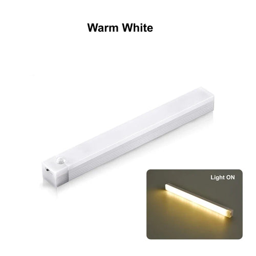 Rechargeable LED Cabinet Light, 5V Rectangle Night Light, PC Body, Warm White, Cool White or 3-Color, 10–50 cm - product view 1