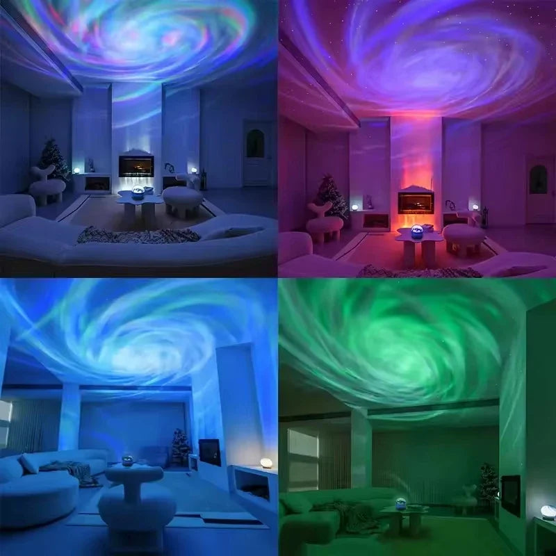 Galaxy Sky Projector Night Light, RGB LED Star Projector, USB 5V Plug-In, 7.8cm, Remote Control, Bedroom Decor - product view 4