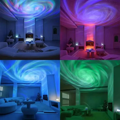 Galaxy Sky Projector Night Light, RGB LED Star Projector, USB 5V Plug-In, 7.8cm, Remote Control, Bedroom Decor - product view 4