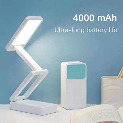 Folding Rechargeable LED Desk Lamp, Touch On/Off Control, Portable Night Light, ABS Body, A or B Body Color - product view 4