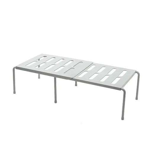 Adjustable Cabinet Shelf, Extensible Plastic Shoe Rack with Floor Installation for Wardrobes and Kitchen Cabinets - product view 1
