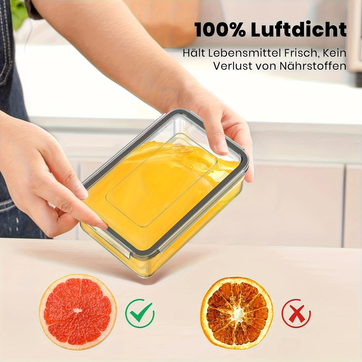 flour storage container - product view 5