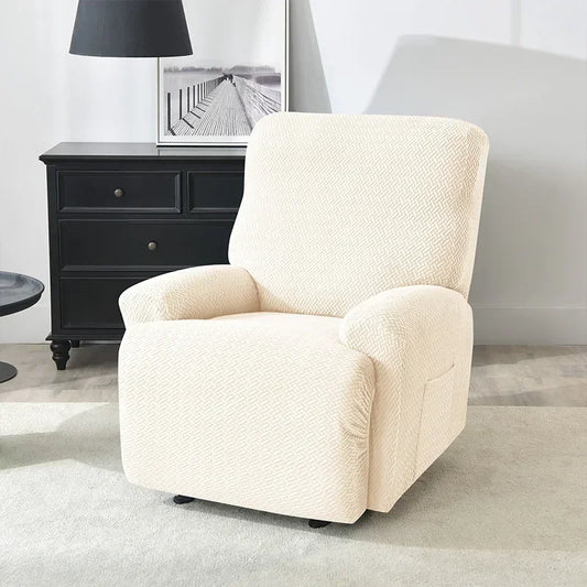 Jacquard Sofa Cushion Cover, Stretch Polyester Slipcover, Machine-Washable Recliner and Sofa Protection for Home - product view 1
