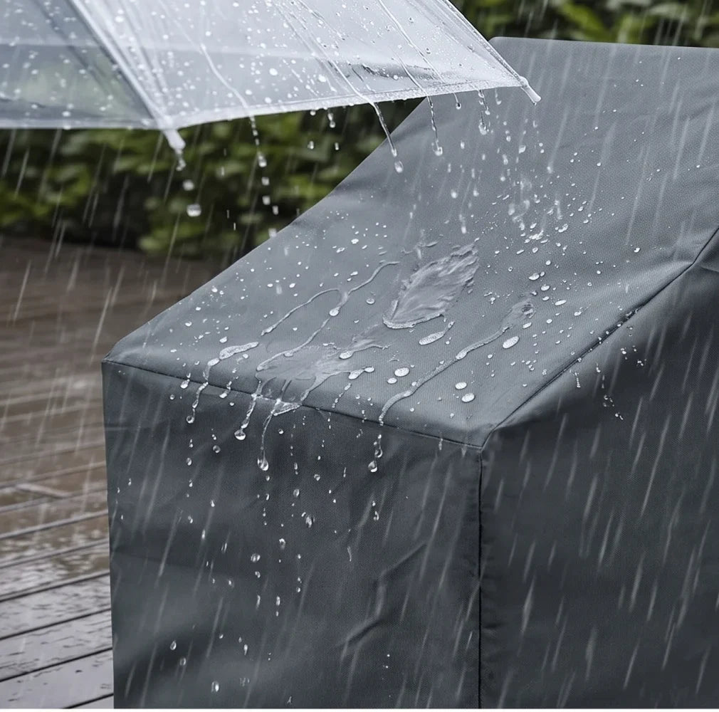 Outdoor Patio Furniture Cover, Waterproof Solid 100% Polyester Dust Protector with 64x64x120 70cm Option - product view 3