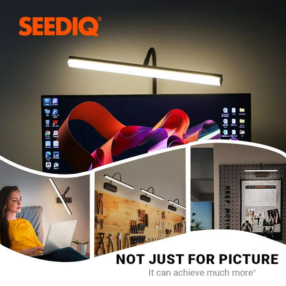 Rechargeable LED Picture Light, 40cm Wireless Wall Lamp, Remote Dimming, 3 Light Colors, 4000mAh Battery - product view 4