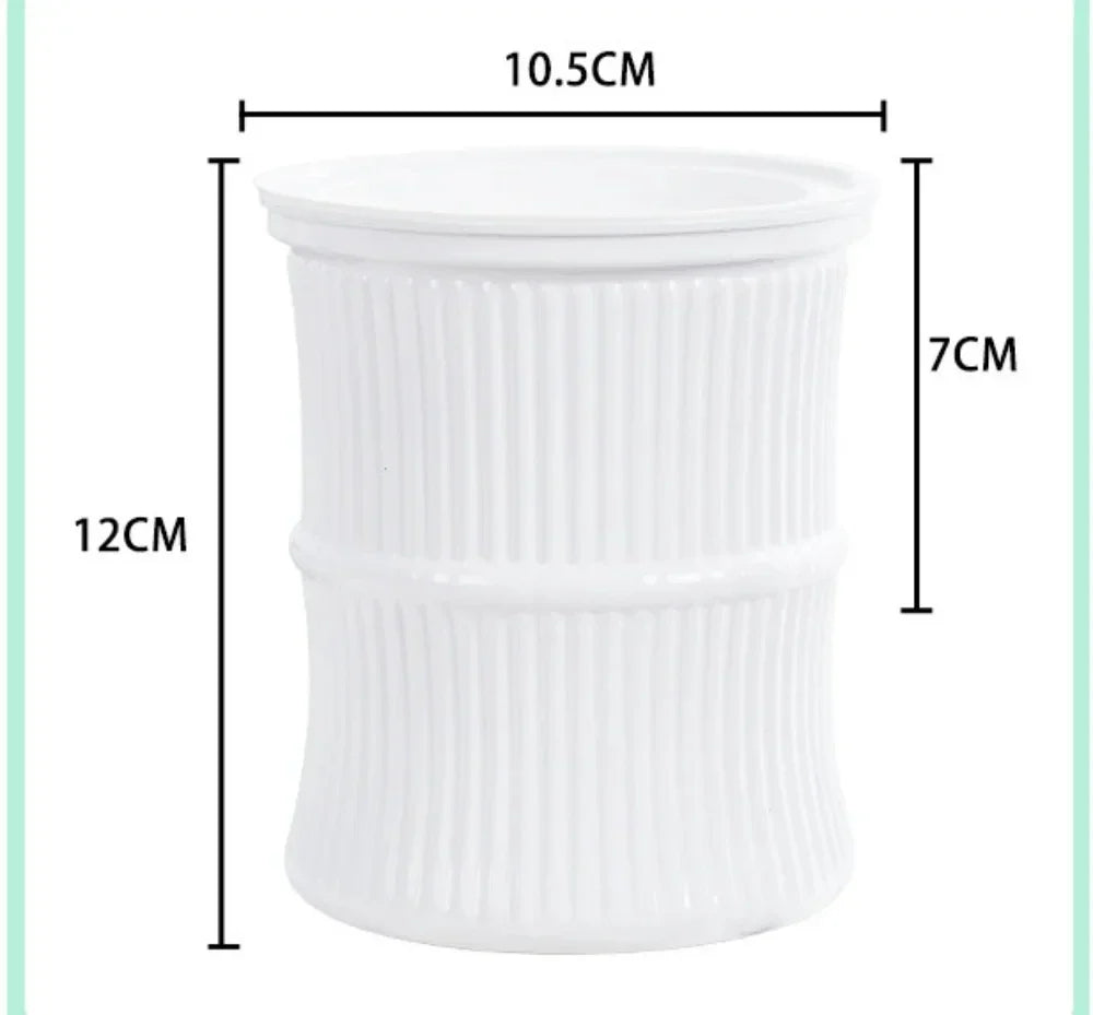 Self-Watering Planter Insert, Transparent Double-Layer Plastic Flower Pot, Water Storage, 12 × 10.5 cm, 5 Colors - product view 2