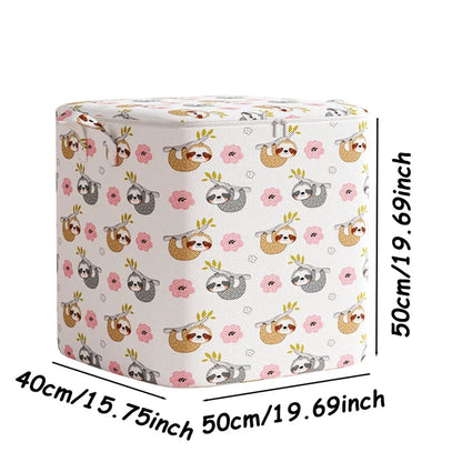 Foldable Quilt Storage Bag, Large Capacity Dustproof Clothes Organizer with Zipper and Reinforced Handle for Bedroom Closet - product view 3