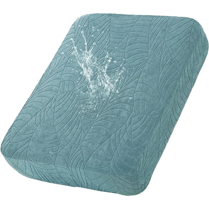 Waterproof Stretch Sofa Cushion Cover, Jacquard Polyester Slipcover with Elastic Band, Multiple Fits for Sectional and Chaise Seats - product view 1