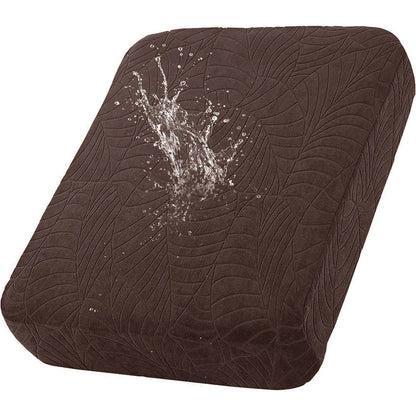 Waterproof Stretch Sofa Cushion Cover, Jacquard Polyester Slipcover with Elastic Band, Multiple Fits for Sectional and Chaise Seats - product view 5