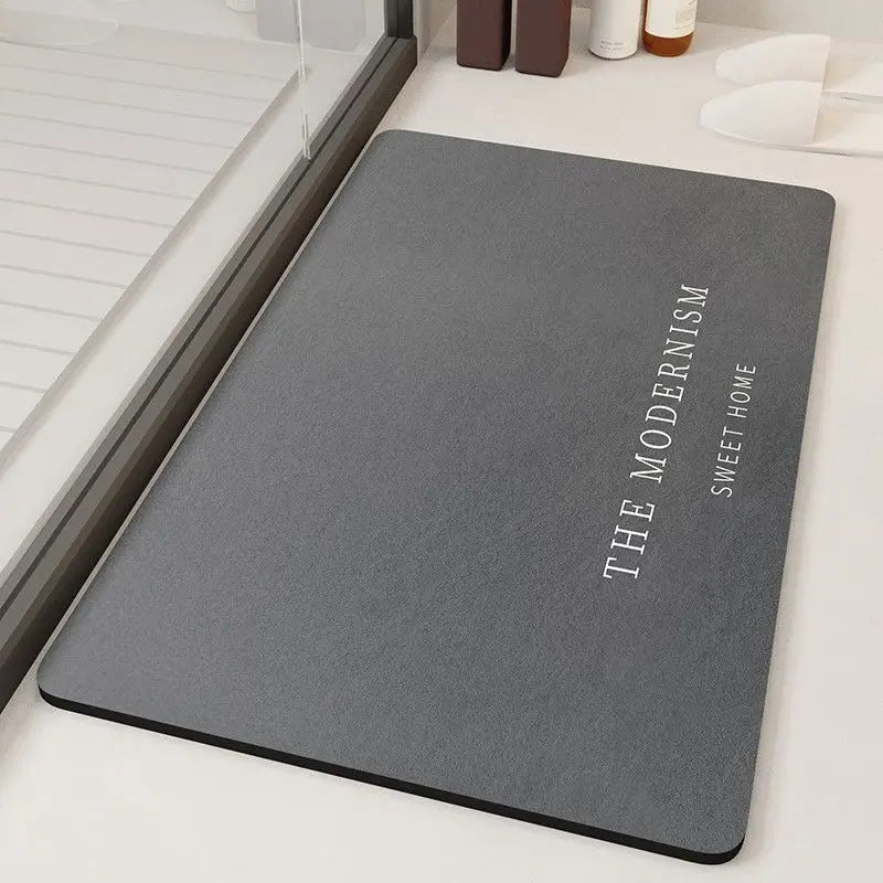 Rubber Bathroom Door Mat, Waterproof Anti-Slip Machine-Made Floor Carpet in 4 Sizes for Entryways and Bathrooms - product view 2