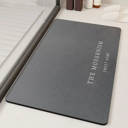 Rubber Bathroom Door Mat, Waterproof Anti-Slip Machine-Made Floor Carpet in 4 Sizes for Entryways and Bathrooms - product view 2