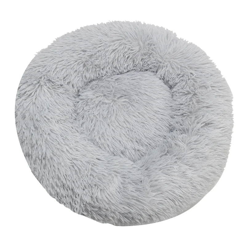 Round Plush Dog Bed, Washable Pet Sofa for Small to Large Dogs and Cats, 40–90 cm Sizes - product view 3