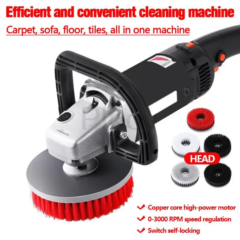 High-Pressure Carpet and Sofa Cleaning Machine, 220V Roller Brush, Rotating Mop for Floors, Tiles, Cars and Gardens - product view 6