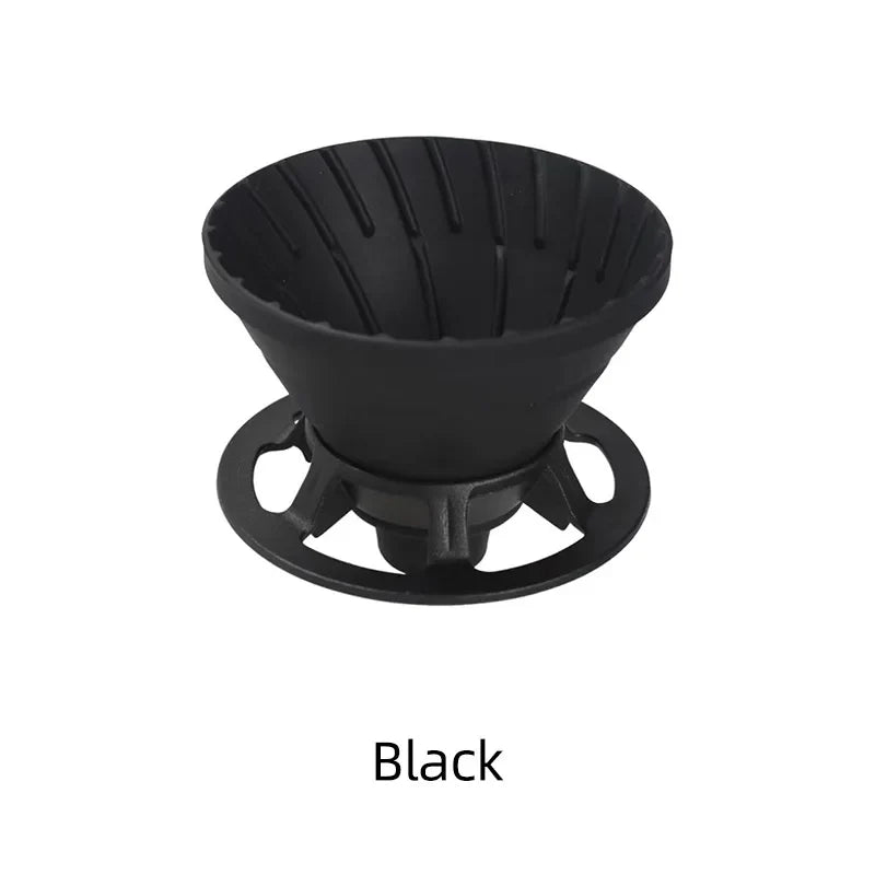 Reusable Silicone Coffee Filter Dripper, Basket Shape, 1–2 Cup Brewing, Camping and Barista Tool - product view 3