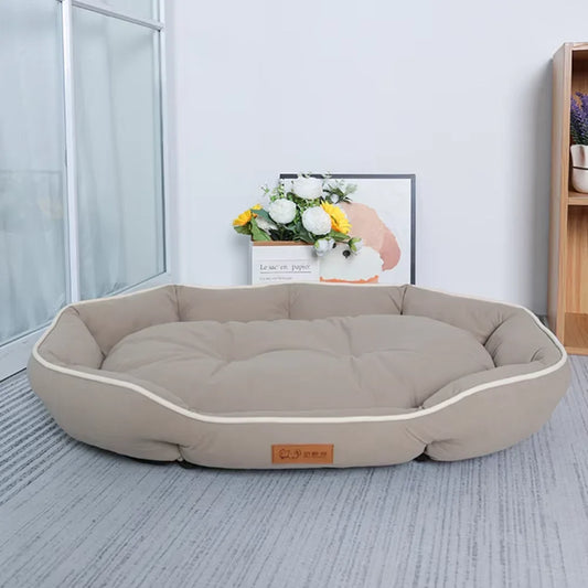 Corduroy Dog Bed Sofa, Solid Cushion, M–XXL Sizes, Multiple Colors for Small, Medium and Large Dogs - product view 1