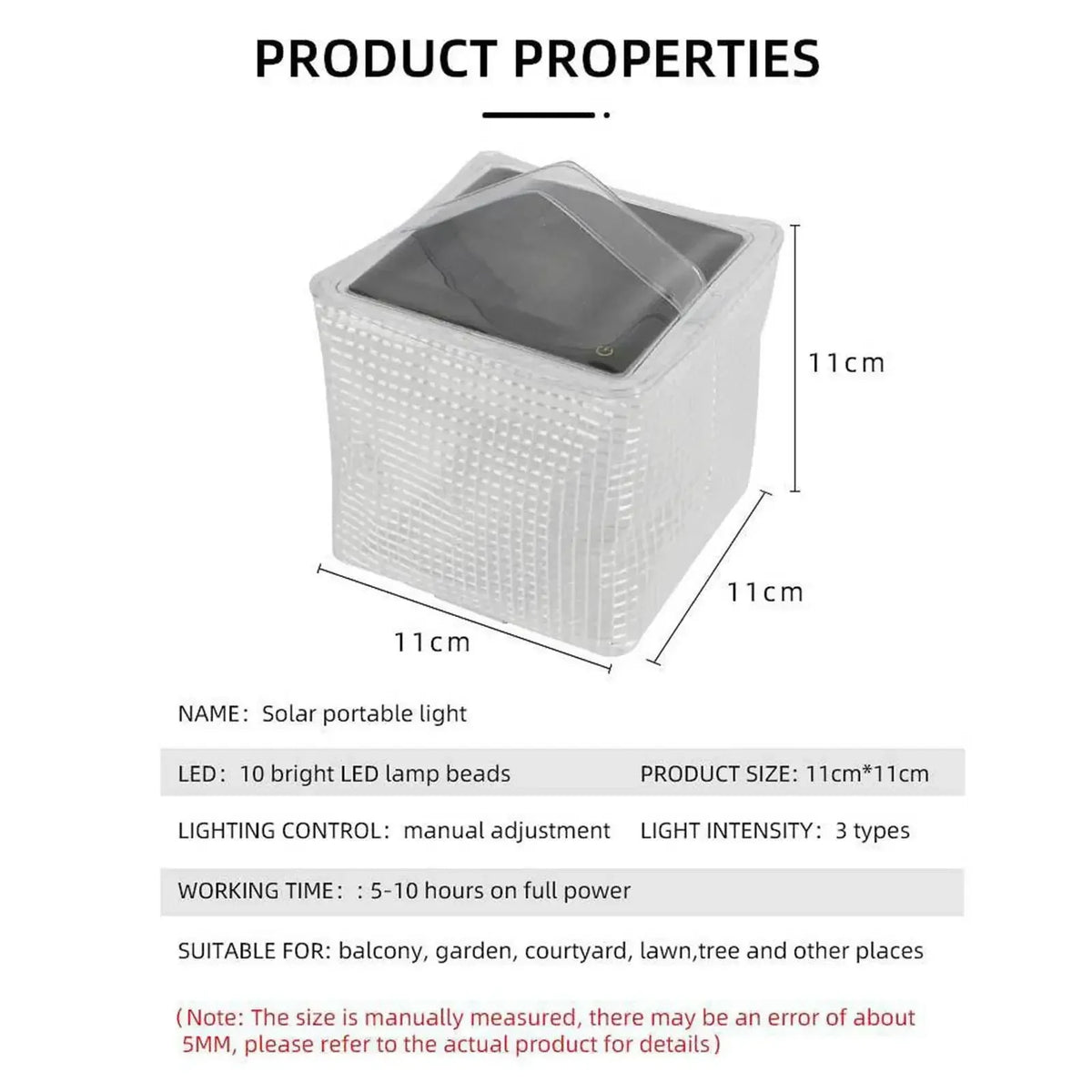 Portable Solar Camping Lantern, Lightweight Folding PVC Light with Warm Lighting, Sealed Design for Hiking and Fishing - product view 6