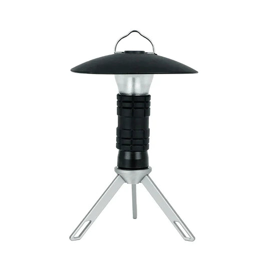 Rechargeable Camping Lantern, 100 Lumens, 3 Light Settings, 10W LED, Built-In Battery, Black or Green - product view 1