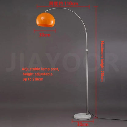 Modern LED Floor Lamp, Adjustable Height, 6–10W AC Lighting with Button Switch, Warm or 3-Color Light for Living Rooms - product view 4