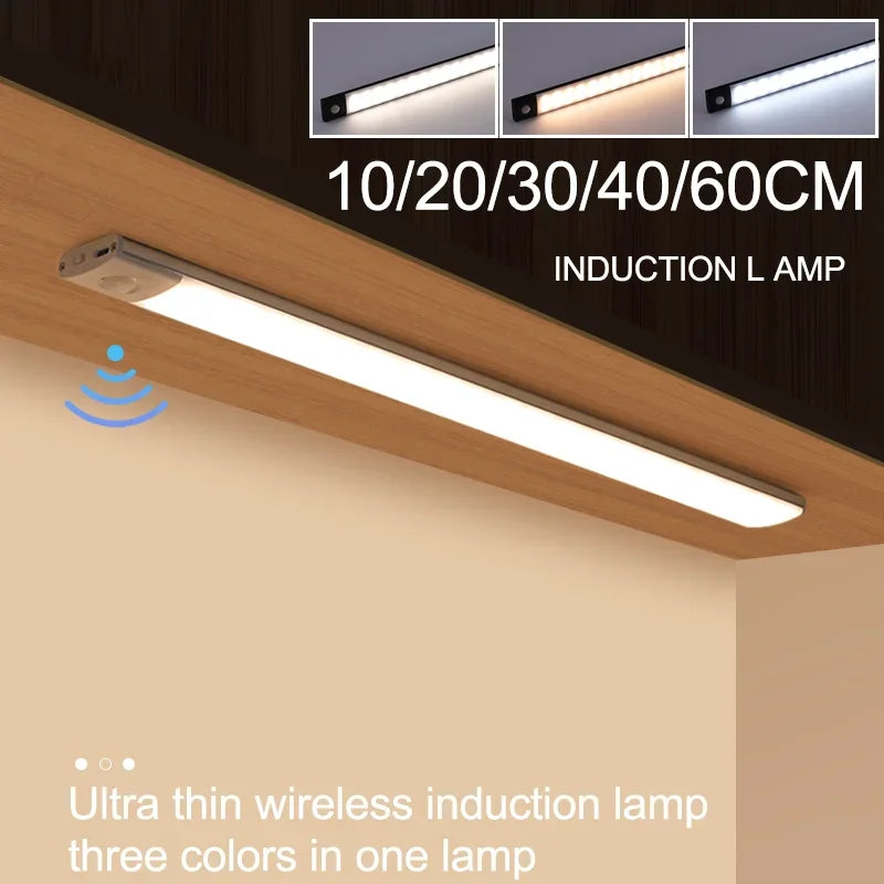 Wireless Rechargeable Cabinet Light with Motion Sensor, Self-Contained LED Night Lamp for Closet, Kitchen and Wardrobe - product view 5