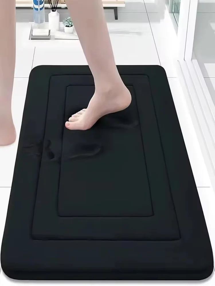 Memory Foam Bath Mat, Super Absorbent Non-Slip Polyester Microfiber Rug, Machine Washable, Multiple Sizes for Bathroom - product view 6
