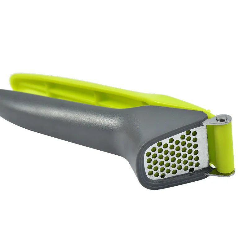 Stainless Garlic Press, Handheld Garlic Crusher and Mincer with Stainless Steel Blade for Home Cooking Preparation - product view 1