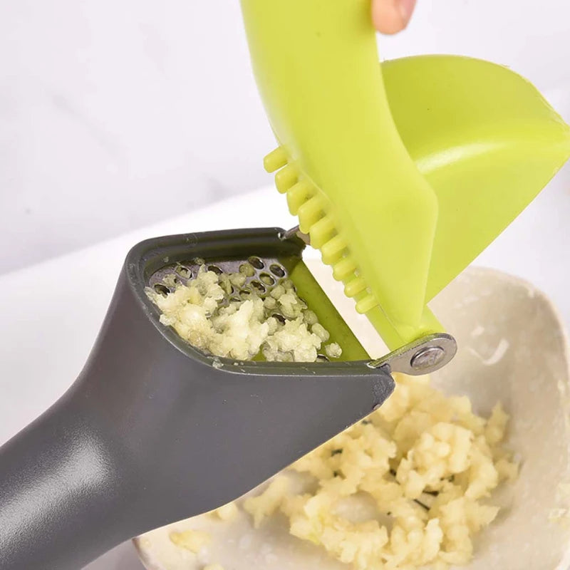 stainless garlic press - product view 4