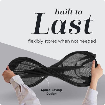 Foldable Mesh Laundry Basket, Portable Lightweight Pop-Up Hamper, Ventilated Design, 1- or 2-Pack Options for Home and Travel - product view 6